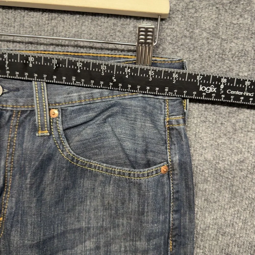 Levi's 527 Slim Bootcut Jeans Mens 32x30 Dark Wash Blue Denim 5-Pocket
